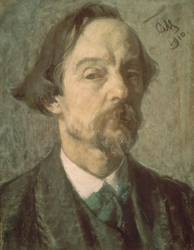 Self Portrait by Sergei Vasilievich Malyutin